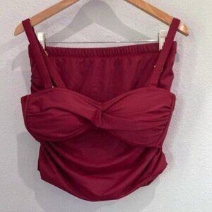 New Swimsuits For All Slimming Ruched Beach Tummy Control Padded Bikini Set